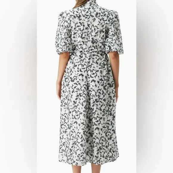 Abstract Cutout Midi Shirtdress - Picture 3 of 12